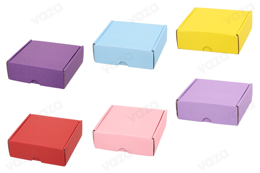 Verpackungskarton aus Kraftpapier 145x135x50mm - 20 Stück Verpackungskarton aus Kraftpapier 145x135x50mm - 20 Stück-bildgruppe