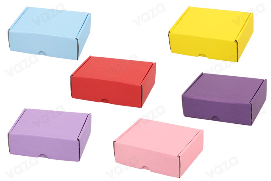 Verpackungskarton aus Kraftpapier 170x130x60mm - 20 Stück Verpackungskarton aus Kraftpapier 170x130x60mm - 20 Stück-bildgruppe