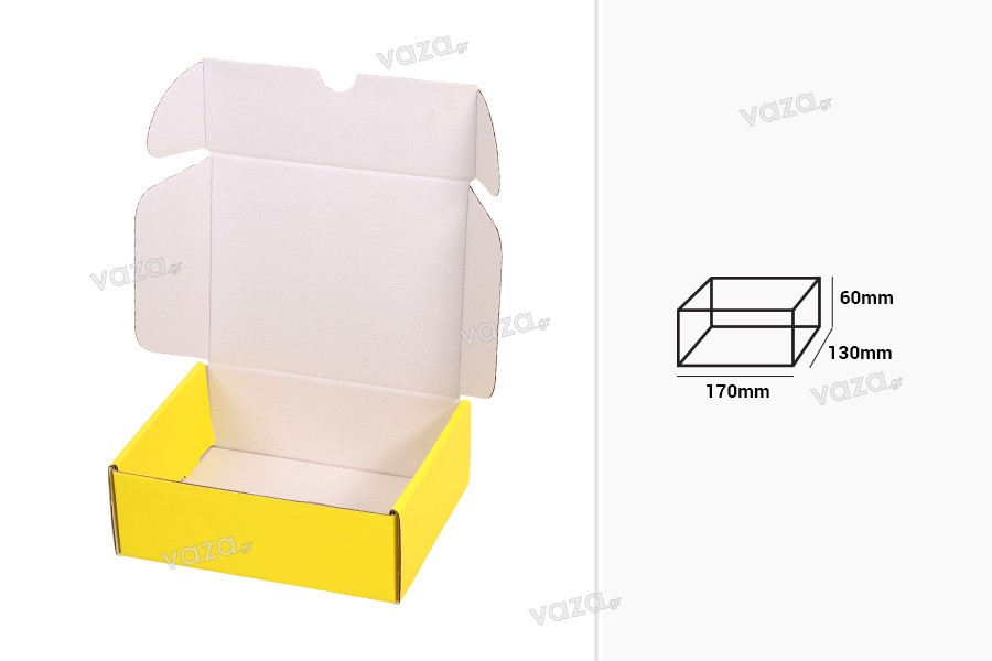 Κουτί συσκευασίας από χαρτί κραφτ 170x130x60 mm - 20 τμχ