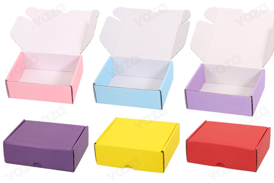 Verpackungskarton aus Kraftpapier 170x130x60mm - 20 Stück Verpackungskarton aus Kraftpapier 170x130x60mm - 20 Stück-produktbild