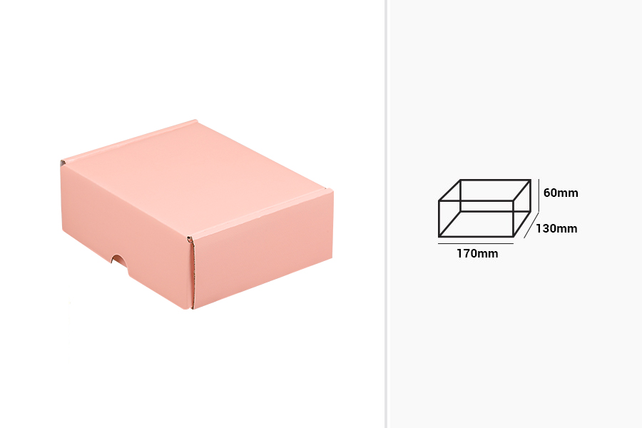 Verpackungskarton aus Kraftpapier 170x130x60mm - 20 Stück Verpackungskarton aus Kraftpapier 170x130x60mm - 20 Stück