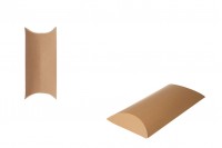 Κουτάκι χάρτινο 200x90x40 mm από χαρτί κραφτ σε σχήμα μαξιλάρι - 20 τμχ