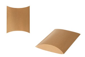 Karton 250x220x50mm aus Kraftpapier in Kissenform - 20 Stück-1
