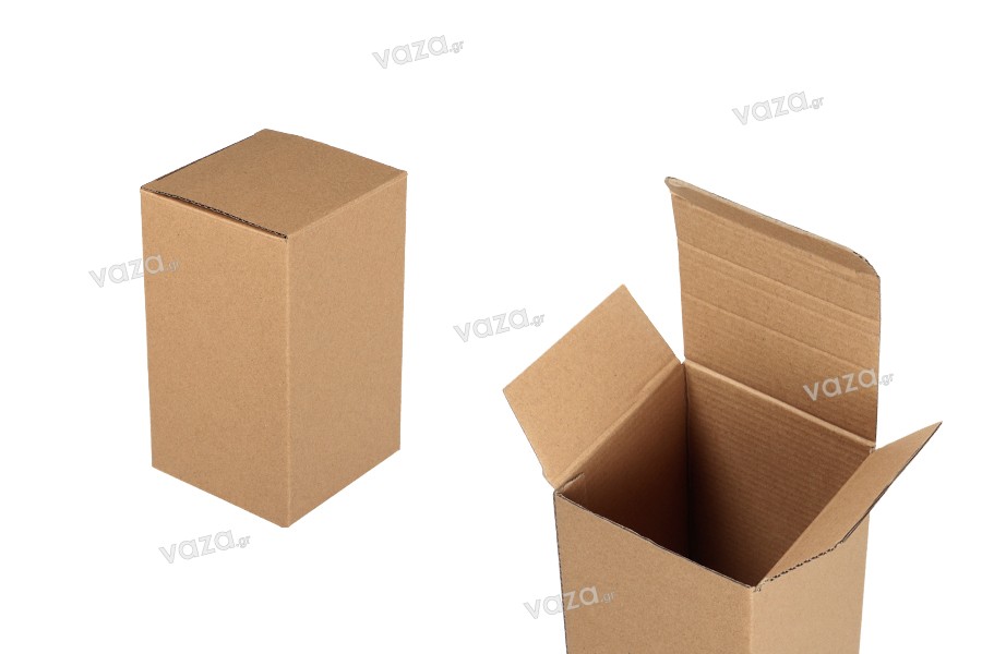 Boîte D & # 39 ; Emballage Colis Enveloppé Avec Papier Craft Avec