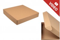 Boîte d&#39;emballage en papier kraft sans fenêtre 400x400x80 mm - Colis 20 pcs