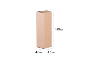 Schachtel aus Kraftpapier, ökologisch 47x47x145 - 20 Stk-2