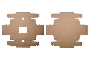 Boîte d'emballage en papier kraft avec fenêtre 170 x 130 x 60 mm - 20 pcs-5