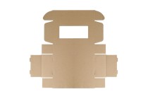 Schachtel aus Kraftpapier 240x130x60mm - 20 Stücke Schachtel aus Kraftpapier 240x130x60mm - 20 Stücke