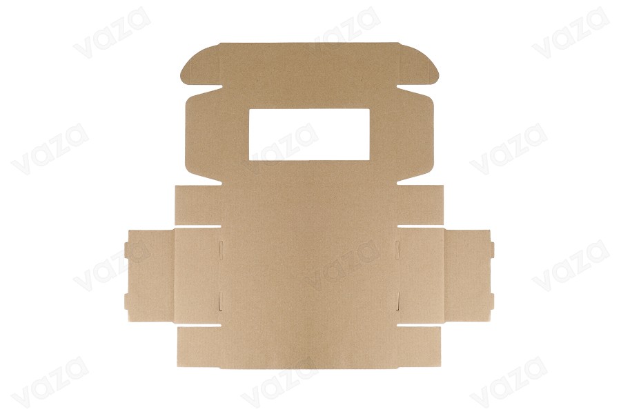 Schachtel aus Kraftpapier 240x130x60mm - 20 Stücke Schachtel aus Kraftpapier 240x130x60mm - 20 Stücke-εικόνα_σύνθεση