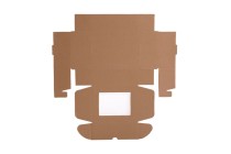 Schachtel aus Kraftpapier 170x130x60mm - 25 Stücke Schachtel aus Kraftpapier 170x130x60mm - 25 Stücke
