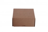 Boîte en papier kraft sans fenêtre 130x120x60 mm - pack de 20 pièces
