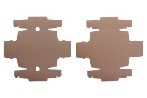 Verpackungskasten Kraftpapier ohne 130x120x60 mm Box - 20 Stück Verpackungskasten Kraftpapier ohne 130x120x60 mm Box - 20 Stück