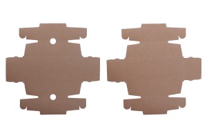 Boîte d'emballage en papier kraft sans fenêtre 130 x 120 x 60 mm - 20 pcs-2
