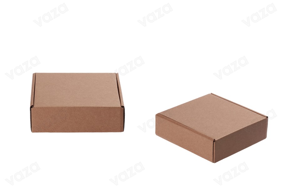Schachtel aus Kraftpapier ohne Sichtfenster 170x170x50mm -20 Stücke Schachtel aus Kraftpapier ohne Sichtfenster 170x170x50mm -20 Stücke-bildgruppe