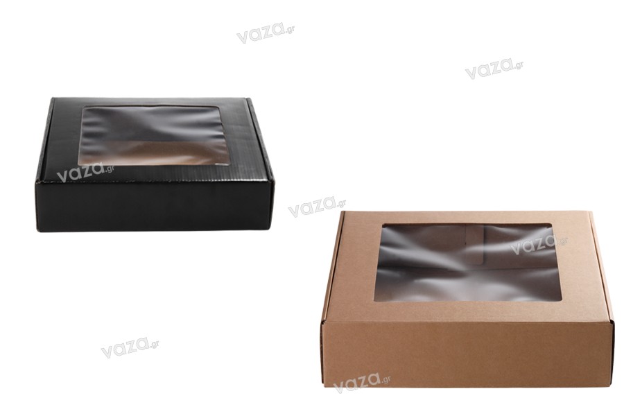 Glossary terrace Viscous Cutie de ambalare din hartie kraft cu geam 300x300x70 mm - Ambalaj 20 buc | Ambalaje pentru cadouri Glossary terrace Viscous Cutie de ambalare din hartie kraft cu geam 300x300x70 mm - Ambalaj 20 buc | Ambalaje pentru cadouri