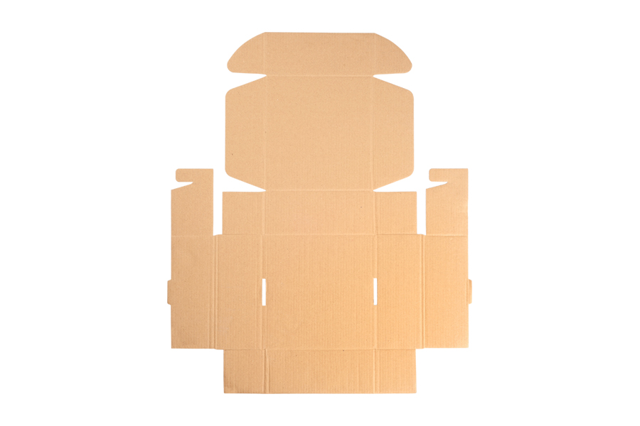 Boîte d'emballage en papier kraft sans fenêtre 180 x 180 x 70 mm - Lot de 20 pièces Boîte d'emballage en papier kraft sans fenêtre 180 x 180 x 70 mm - Lot de 20 pièces
