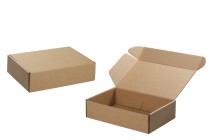 Boîte d'emballage en papier kraft sans fenêtre 280 x 180 x 70 mm - 20 pcs Boîte d'emballage en papier kraft sans fenêtre 280 x 180 x 70 mm - 20 pcs