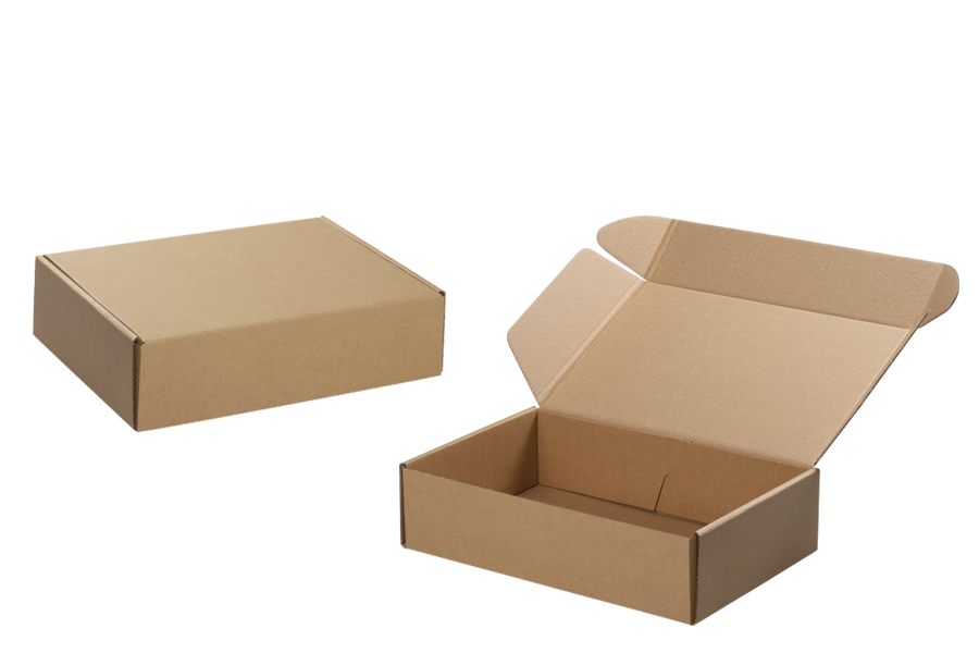 Boîte d'emballage en papier kraft sans fenêtre 280 x 180 x 70 mm - 20 pcs Boîte d'emballage en papier kraft sans fenêtre 280 x 180 x 70 mm - 20 pcs