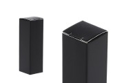 Black paper box in size 23x23x72 mm - 50 pcs 