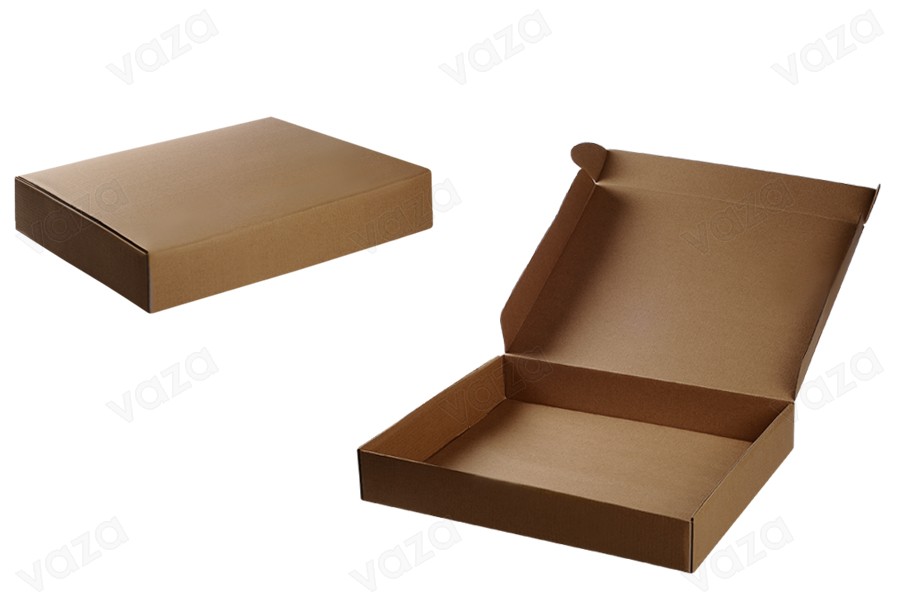 Packung mit Kraftpapier ohne Fenster 400x300x60mm - Packung mit 20 Stück Packung mit Kraftpapier ohne Fenster 400x300x60mm - Packung mit 20 Stück-bildgruppe