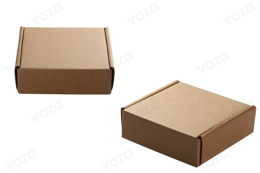 Verpackungsbox 150x135x45mm aus Kraftpapier - 20 Stk Verpackungsbox 150x135x45mm aus Kraftpapier - 20 Stk-εικόνα_προϊοντική