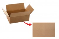 Carton 19.8x13x6.8 marron 3 feuilles - 20 pcs