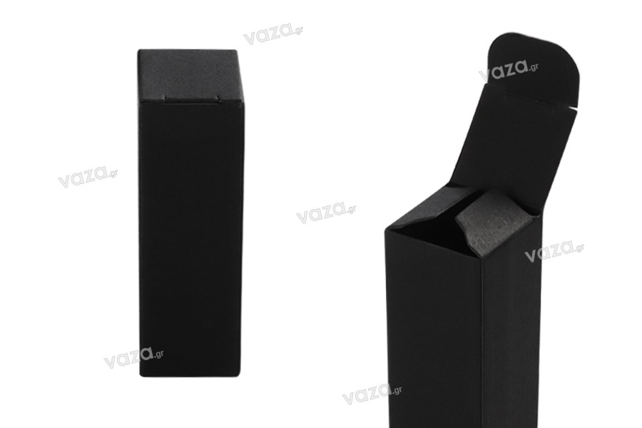 Κουτάκι χάρτινο μαύρο 25x25x87 - 50 τμχ Κουτάκι χάρτινο μαύρο 25x25x87 - 50 τμχ