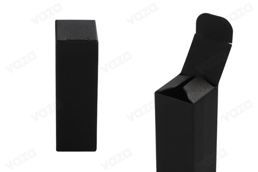 Schwarze Papierbox 25x25x87 - 50 Stück Schwarze Papierbox 25x25x87 - 50 Stück-produktbild