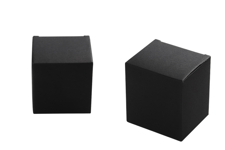 Papierschachtel 50x58x62 schwarz - 50 Stk Papierschachtel 50x58x62 schwarz - 50 Stk