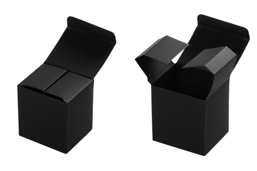 Papierschachtel 50x58x62 schwarz - 50 Stk Papierschachtel 50x58x62 schwarz - 50 Stk