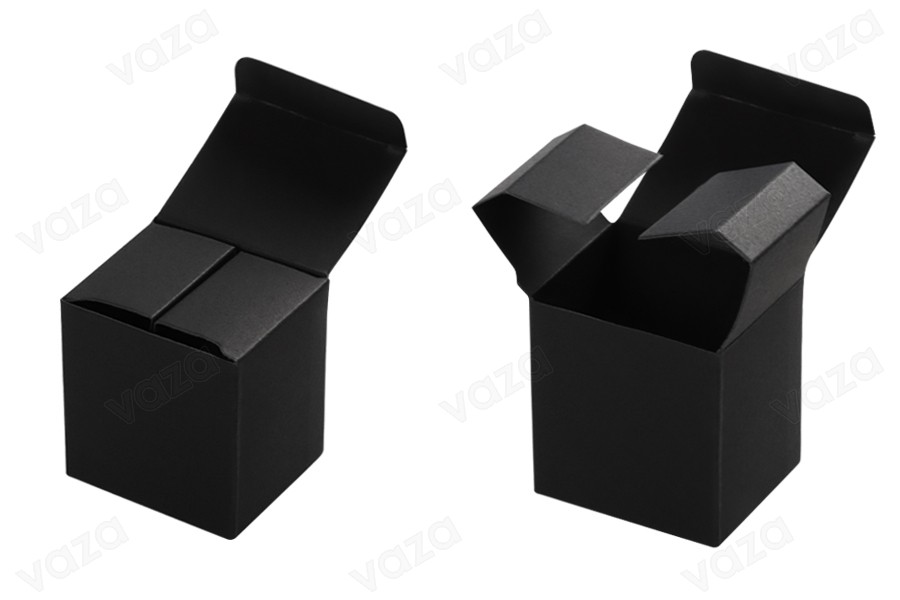 Papierschachtel 50x58x62 schwarz - 50 Stk Papierschachtel 50x58x62 schwarz - 50 Stk-bildgruppe