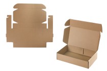 Kraftpapierverpackungsbox ohne Sichtfenster 270x158x60 mm - 20 Stk Kraftpapierverpackungsbox ohne Sichtfenster 270x158x60 mm - 20 Stk