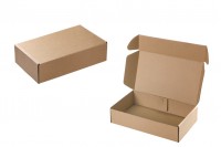 Boîte d'emballage en papier kraft sans fenêtre 270x158x60 mm - 20 pcs