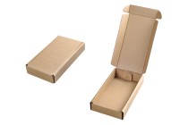 Boîte en papier kraft sans fenêtre 100 x 180 x 30 mm - 20 pcs