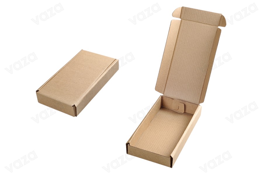Kraftpapierbox ohne Fenster 100x180x30mm - 20 Stk-produktbild