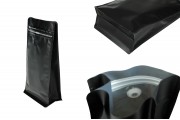 Σακουλάκια αλουμινίου τύπου Doy Pack με βαλβίδα, κλείσιμο με θερμοκόλληση, άνοιγμα με ταινία ασφαλείας και χρήση του zipper 135x76x265 mm - 25 τμχ