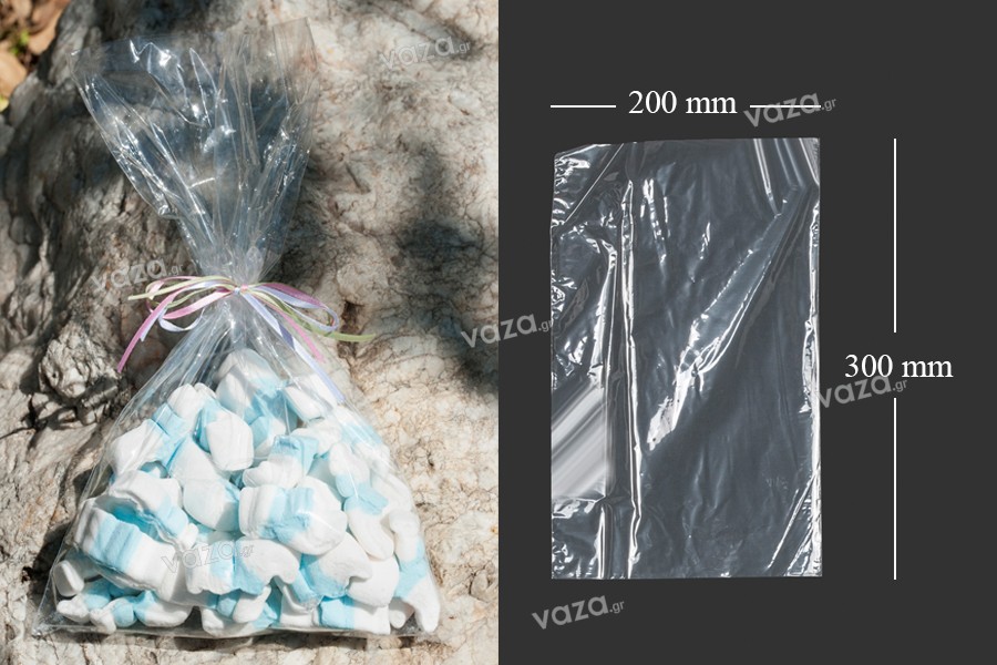Σακουλάκια - φιλμ συρρίκνωσης (POF shrink) για την συσκευασία τροφίμων 200x300 mm - 100 τεμάχια