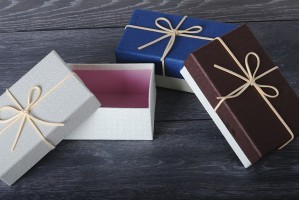 Papierschachtel für Geschenke 150x90x55 mit Suede-Schnur- 6 Stücke-3