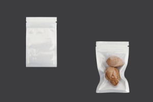 Plastiktüten 60x100 mm mit Reißverschluss, weißer Rückseite und transparenter Vorderseite - 100 Stück-εικόνα_προϊοντική