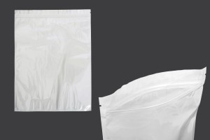 Plastiktüten 260x340 mm mit Reißverschluss, weißer Rückseite und transparenter Vorderseite - 100 Stück-εικόνα_σύνθεση