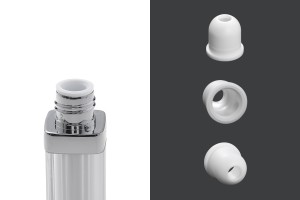 Lipglosshülse 5 ml transparent mit silber-εικόνα_σύνθεση