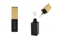 Lipglosshülse 5 ml in schwarz-gold