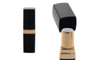 3-4 gr lipstick case in black and gold