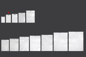 Plastikbeutel 80x130 mm mit Druckverschluss und Loch -100 Stücke-εικόνα_σύνθεση