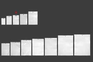 Plastikbeutel 90x140 mm mit Druckverschluss und Loch -100 Stücke-εικόνα_σύνθεση