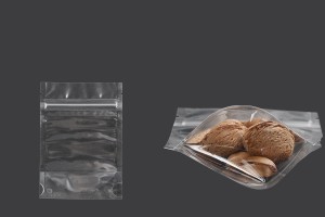 Standbodenbeutel 90x30x130mm transparent mit Druckverschluss -100 Stücke-εικόνα_προϊοντική