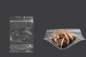 Standbodenbeutel 120x30x180mm transparent mit Druckverschluss -100 Stücke-εικόνα_προϊοντική