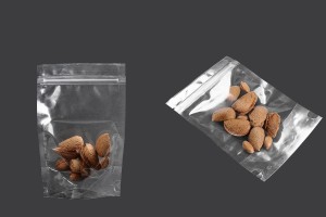 Standbodenbeutel 120x30x180mm transparent mit Druckverschluss -100 Stücke-εικόνα_σύνθεση