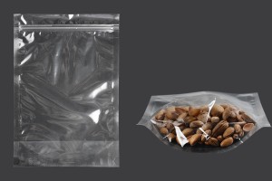 Standbodenbeutel 200x50x295mm transparent mit Druckverschluss -100 Stücke-1
