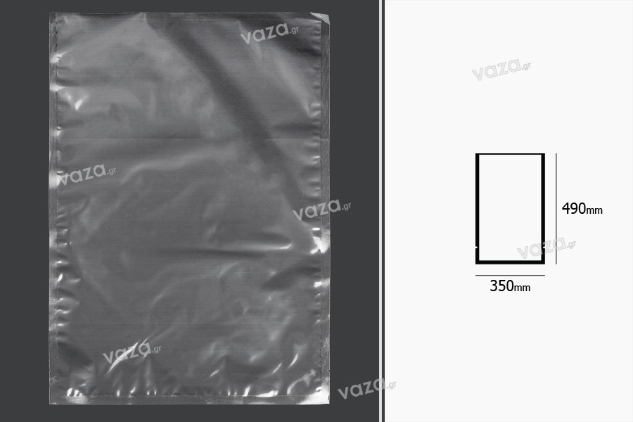 Σακούλες vacuum (κενού αέρος) για συντήρηση - συσκευασία τροφίμων και άλλων προϊόντων 350x490 mm - 100 τμχ